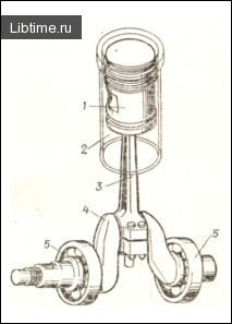 Crank-connecting rod mechanism