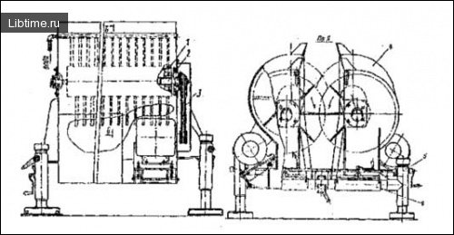 Automatic chicken feather removal machine