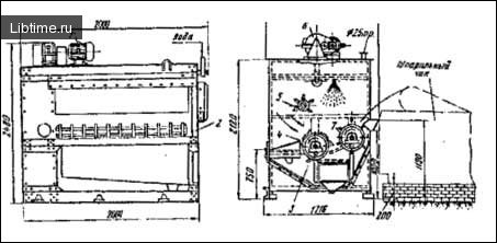 Equipment for processing pig carcasses with skin