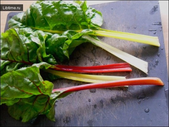 Chard leaves