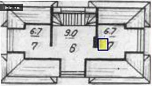Attic floor plan