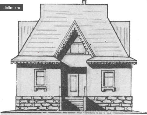 Four-room garden house