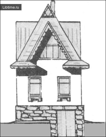 View of the house from the street