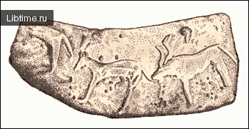Depiction of a mammoth