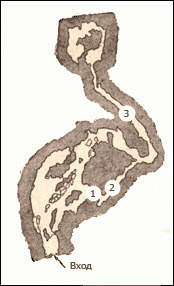 Plan of the Castillo cave (Spain)