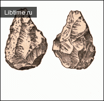 Hand axe (view from two sides)