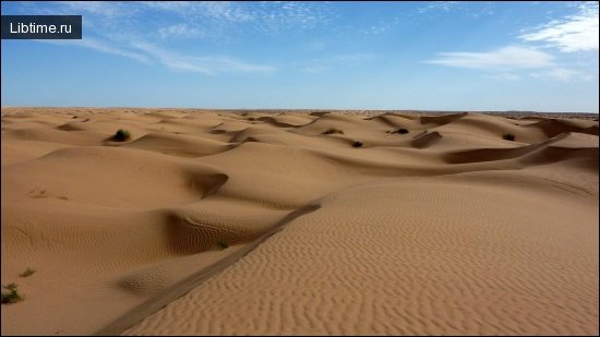 Orienteering in deserts
