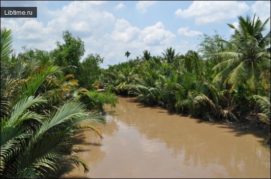 Traveling along the river