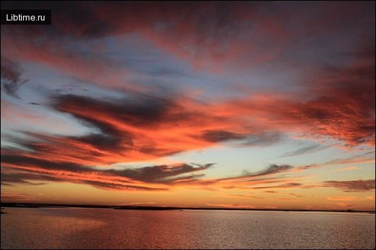 Sunset on the Niger River