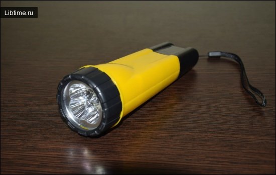 Plastic flashlight