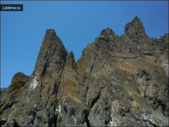 Solidified magma