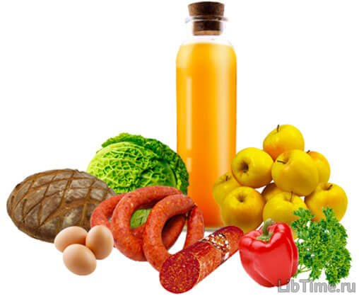 Пищевые продукты