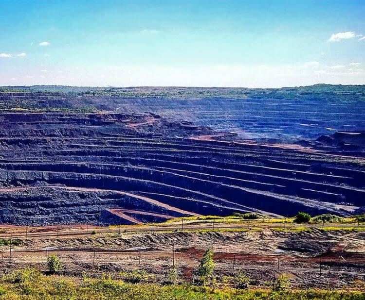 Studying Earth's internal structure using a mine