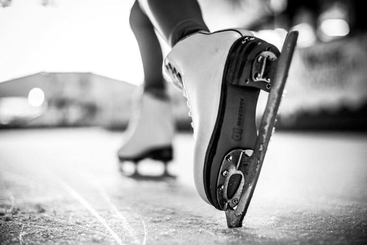 Friction force on ice