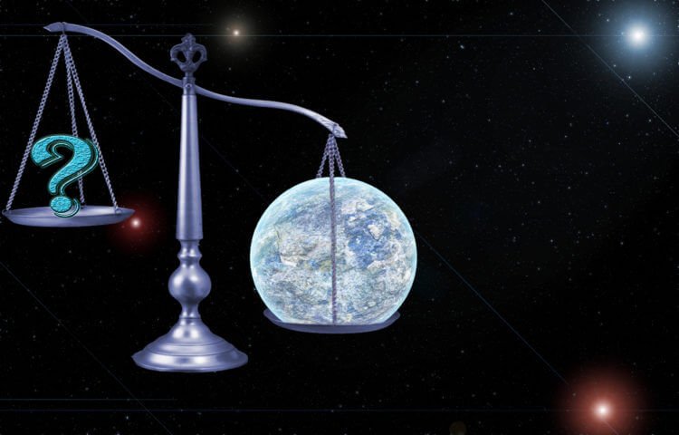 Weight of planet Earth