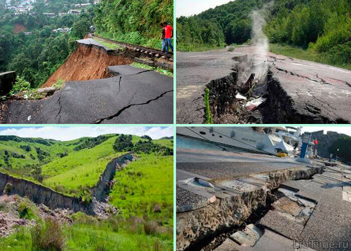 Aftermath of earthquakes