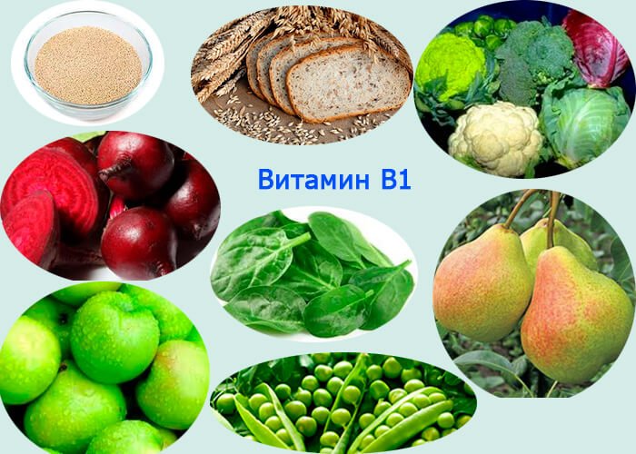Содержат витамин В1