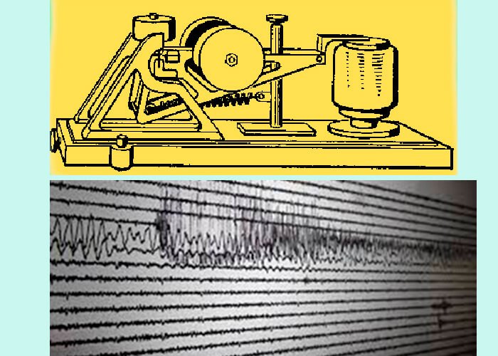 The first seismograph and transcript