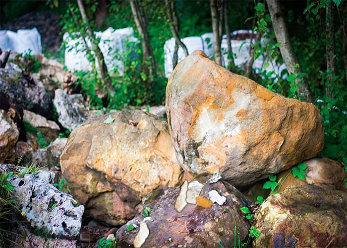 Granite exfoliation