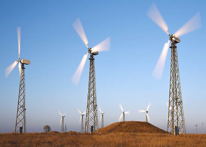 Wind power plants