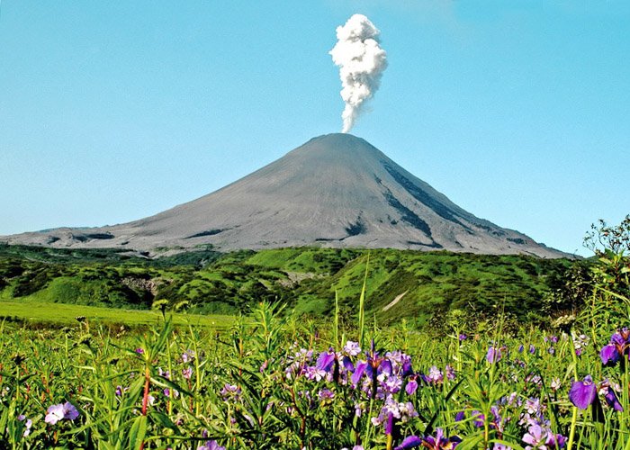 Karymsky volcano