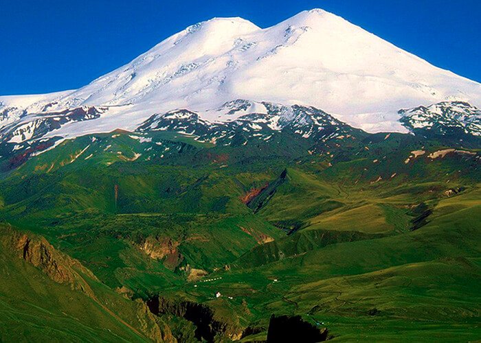 Mount Elbrus volcano