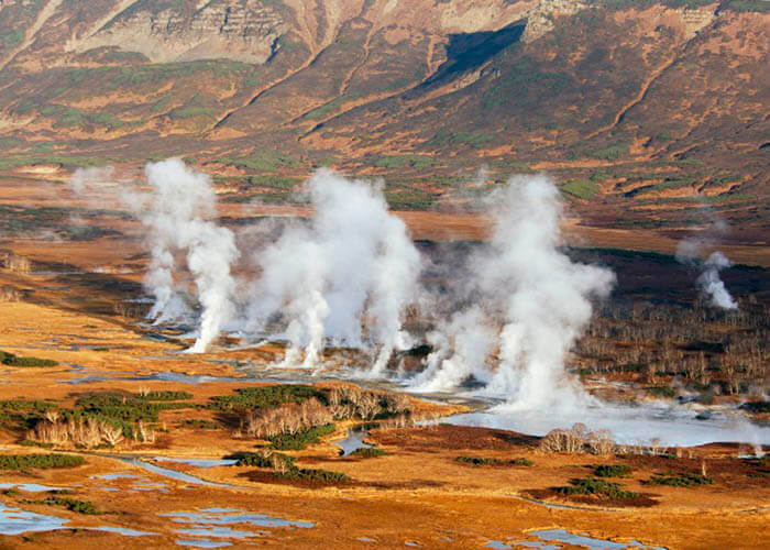 Valley of geysers